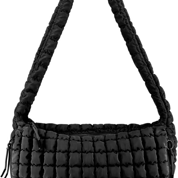 Jewelry - Puffer Tote Bag for Women, Hobo Bag Large Quilted Carryall Bag Soft Puffy Crossb